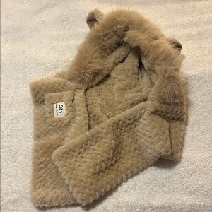 Hat with Faux Fur Trim and ears